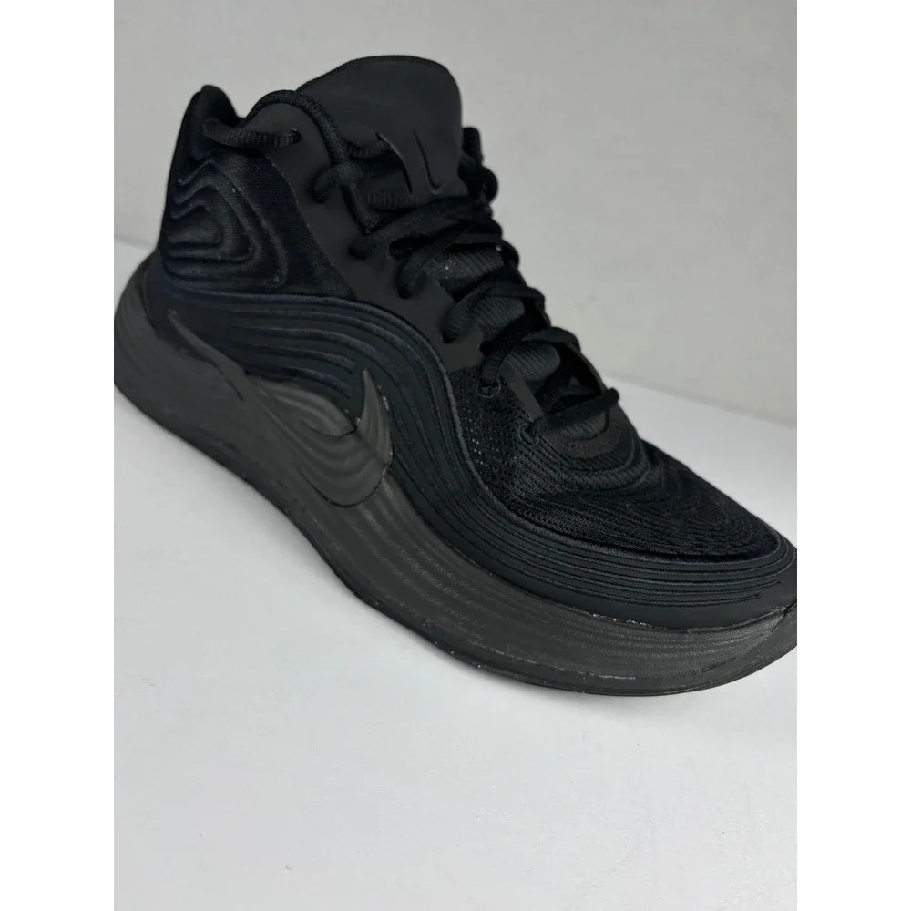Nike Precision 8 Mid Basketball Shoes IH1105-001 Size 12 Black